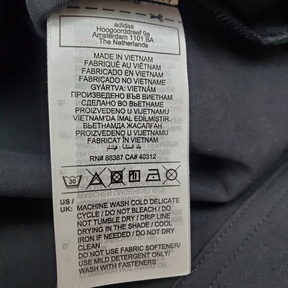 Adidas Golf Go-To Utility DWR Full Zip Jacket Black Mens Size 2XL NEW #IL0581 - Picture 9 of 10